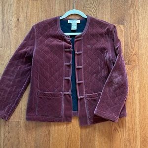 Sonia Rykiel Quilted Velvet Jacket